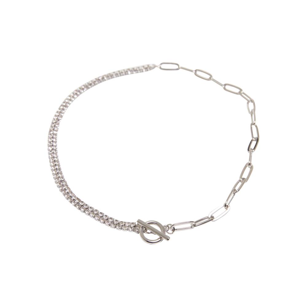 Urban Classics - Venus Various Flashy Chain Ketting - Zilverkleurig